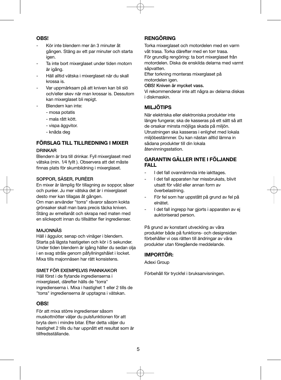 Melissa 746085 User Manual | Page 5 / 15