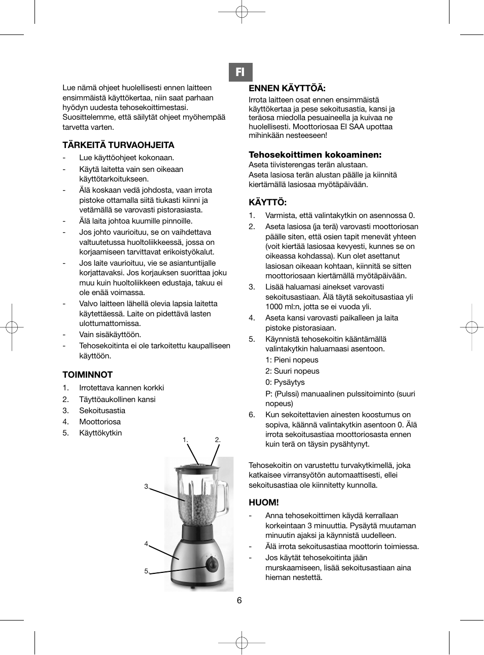 Melissa 746085 User Manual | Page 6 / 15