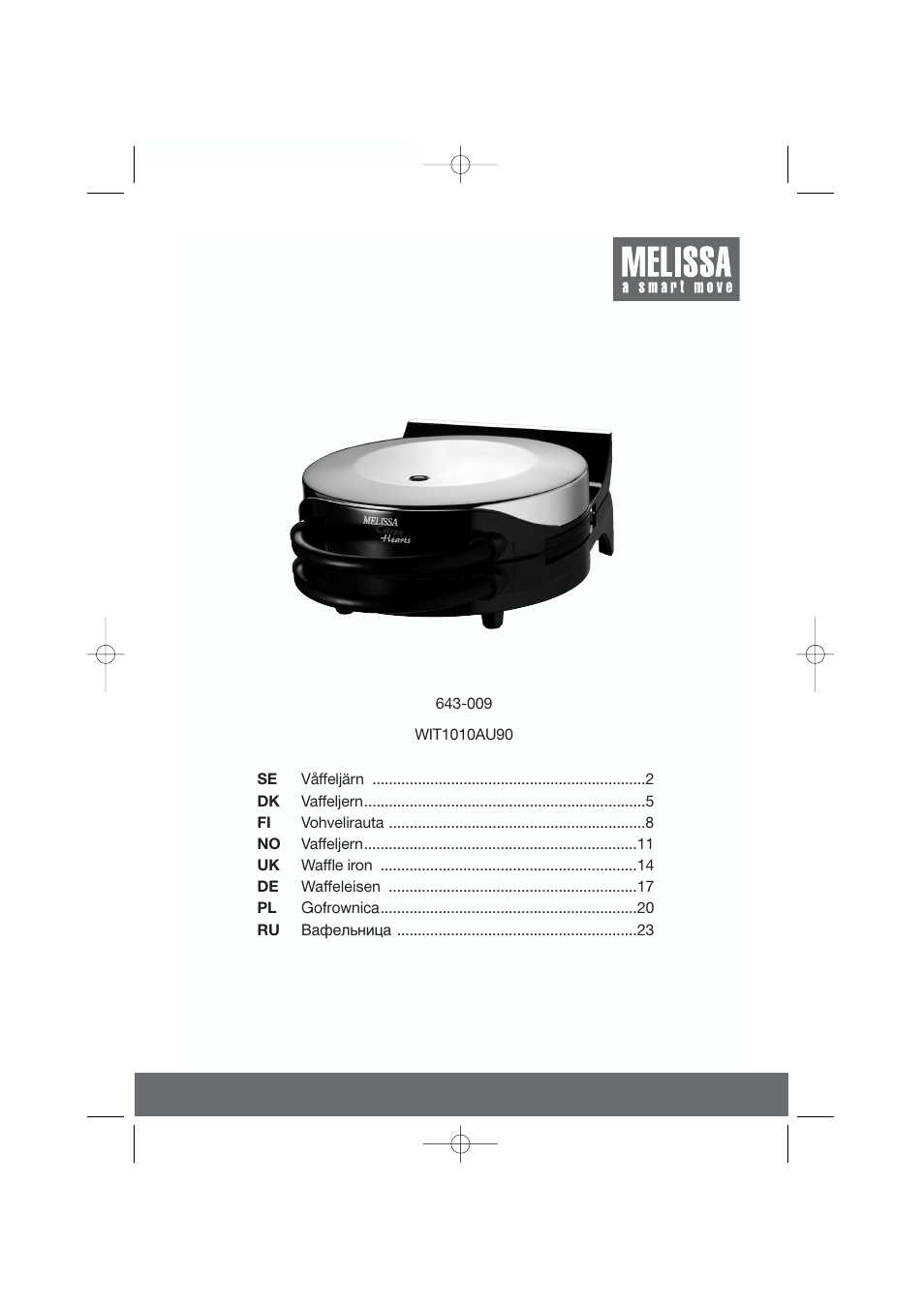Melissa 643-009 User Manual | 27 pages