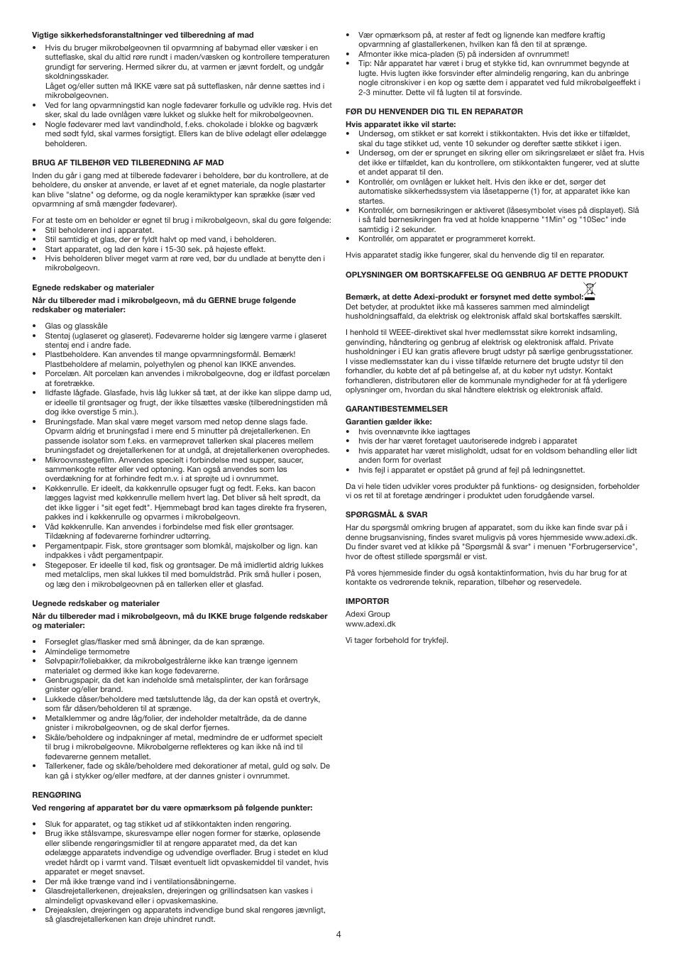 Melissa 253-023 User Manual | Page 4 / 30