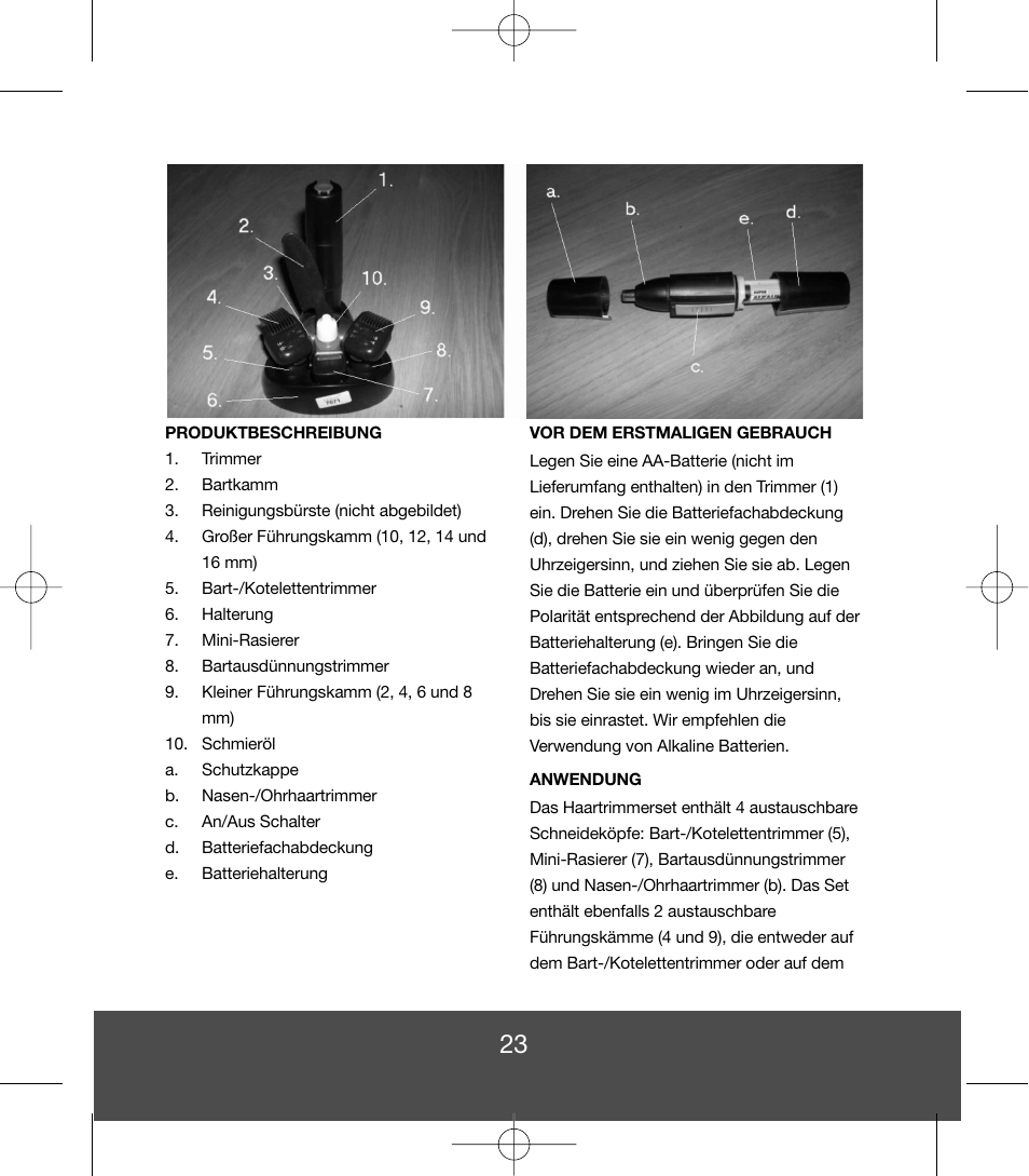 Melissa 638-135 User Manual | Page 23 / 33