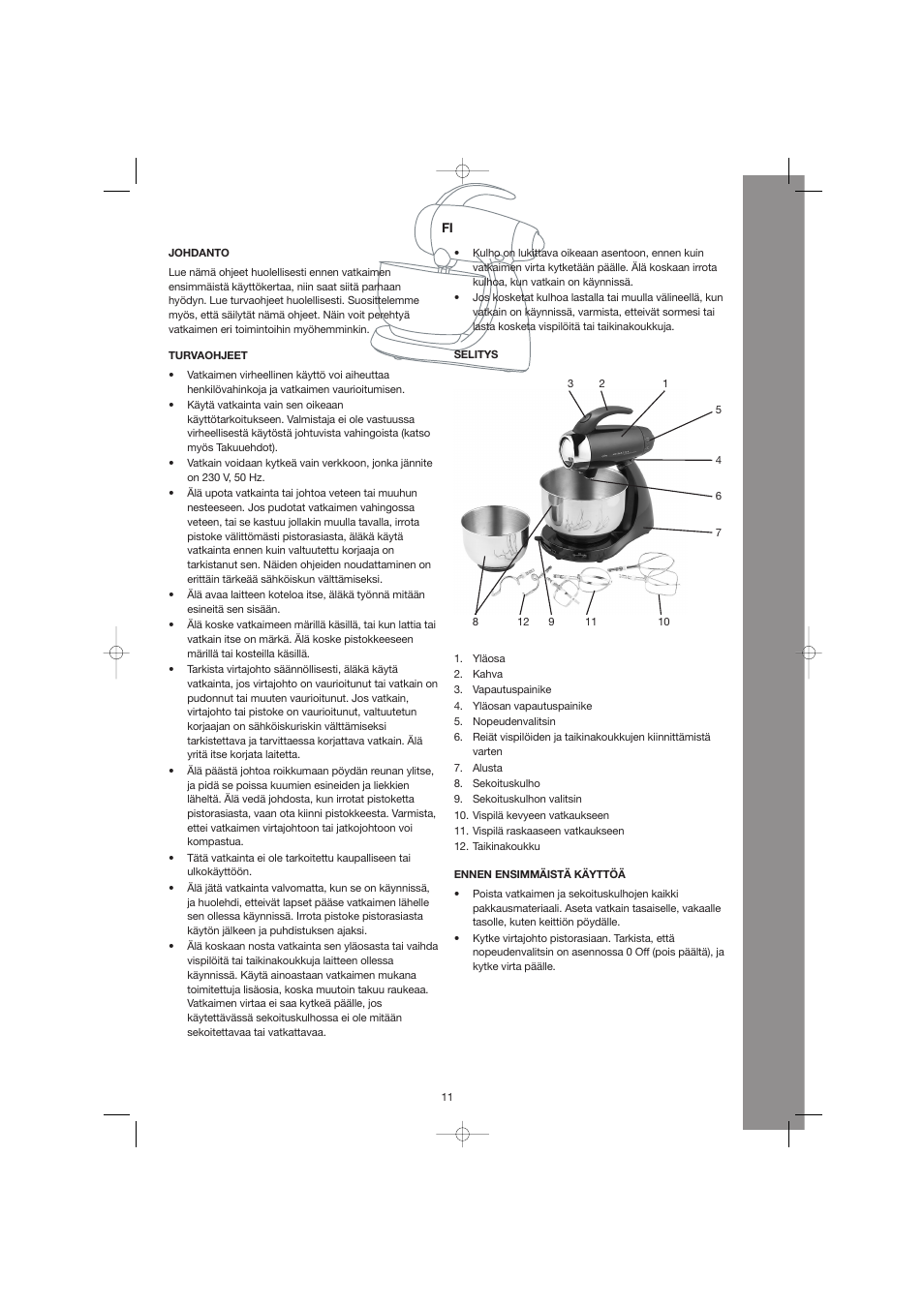 Melissa 246-009 User Manual | Page 11 / 28