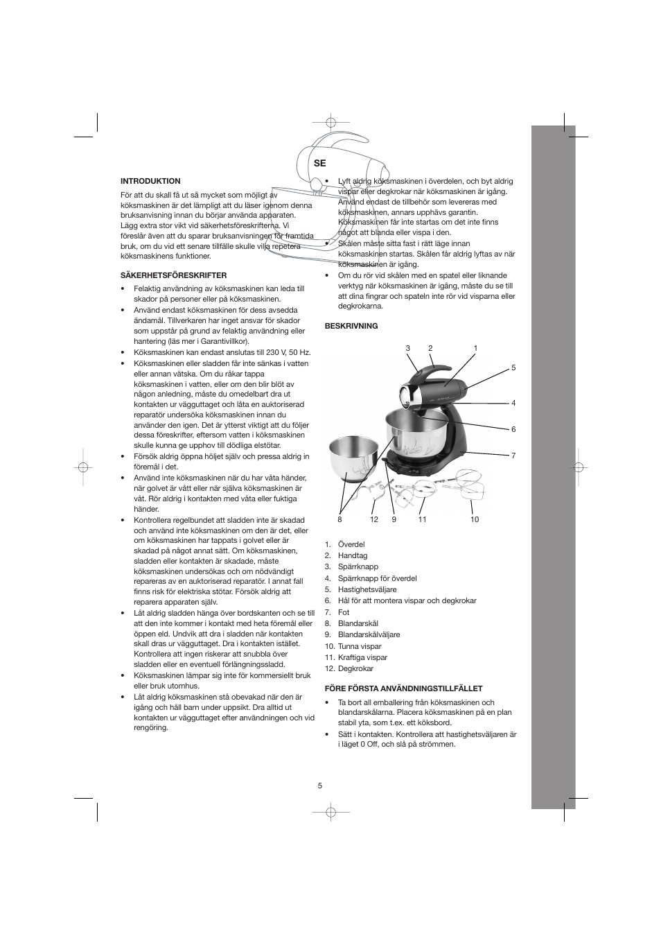 Melissa 246-009 User Manual | Page 5 / 28