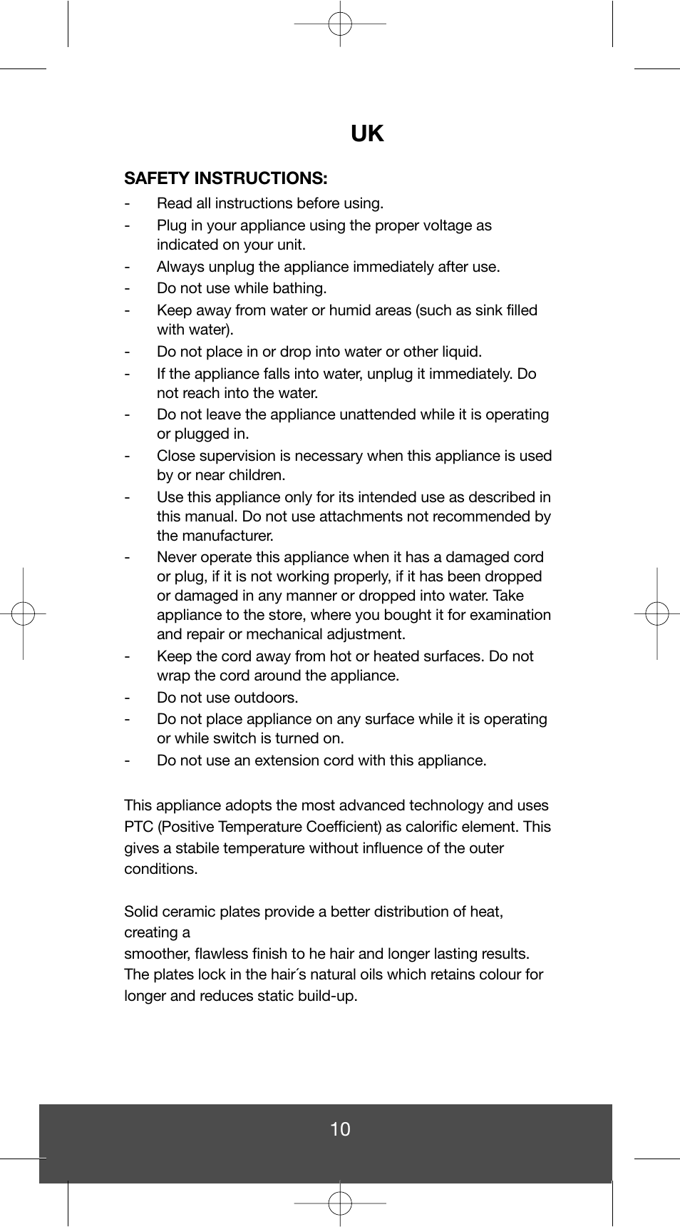 Melissa 635-076 User Manual | Page 10 / 17