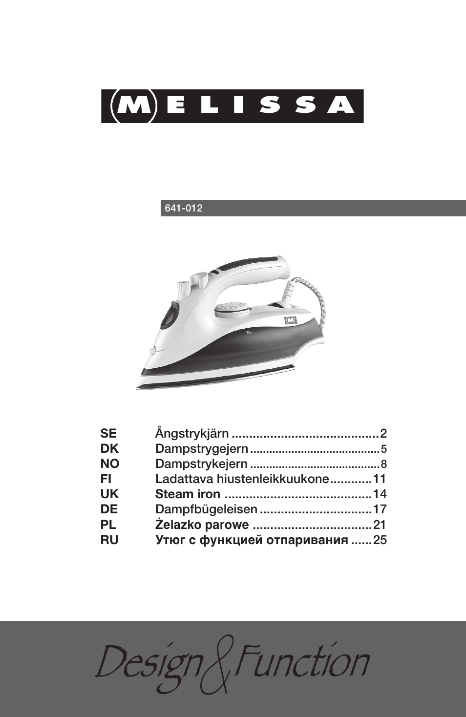 Melissa 641-012 User Manual | 29 pages