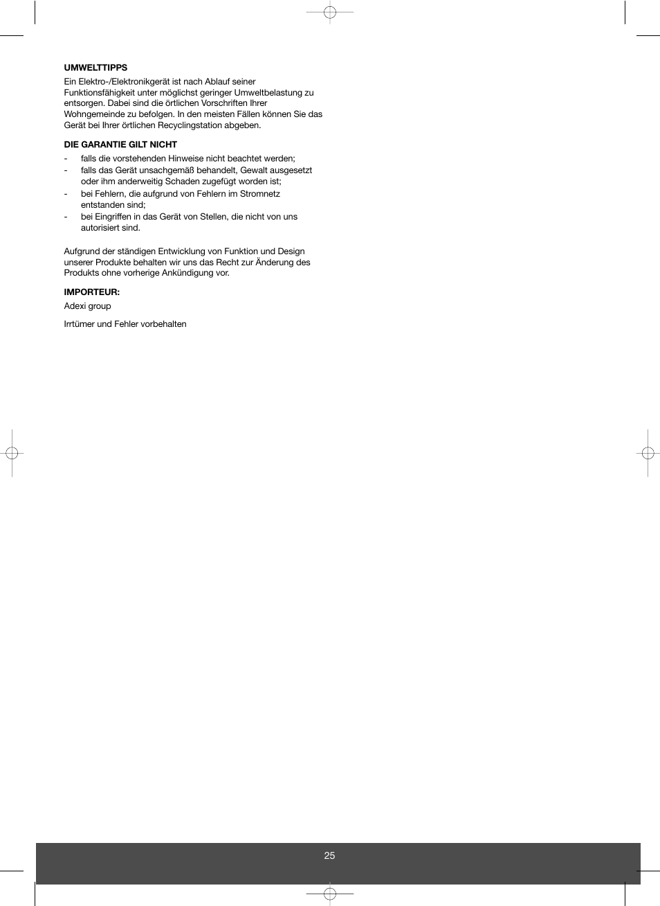 Melissa 643-032 User Manual | Page 25 / 34