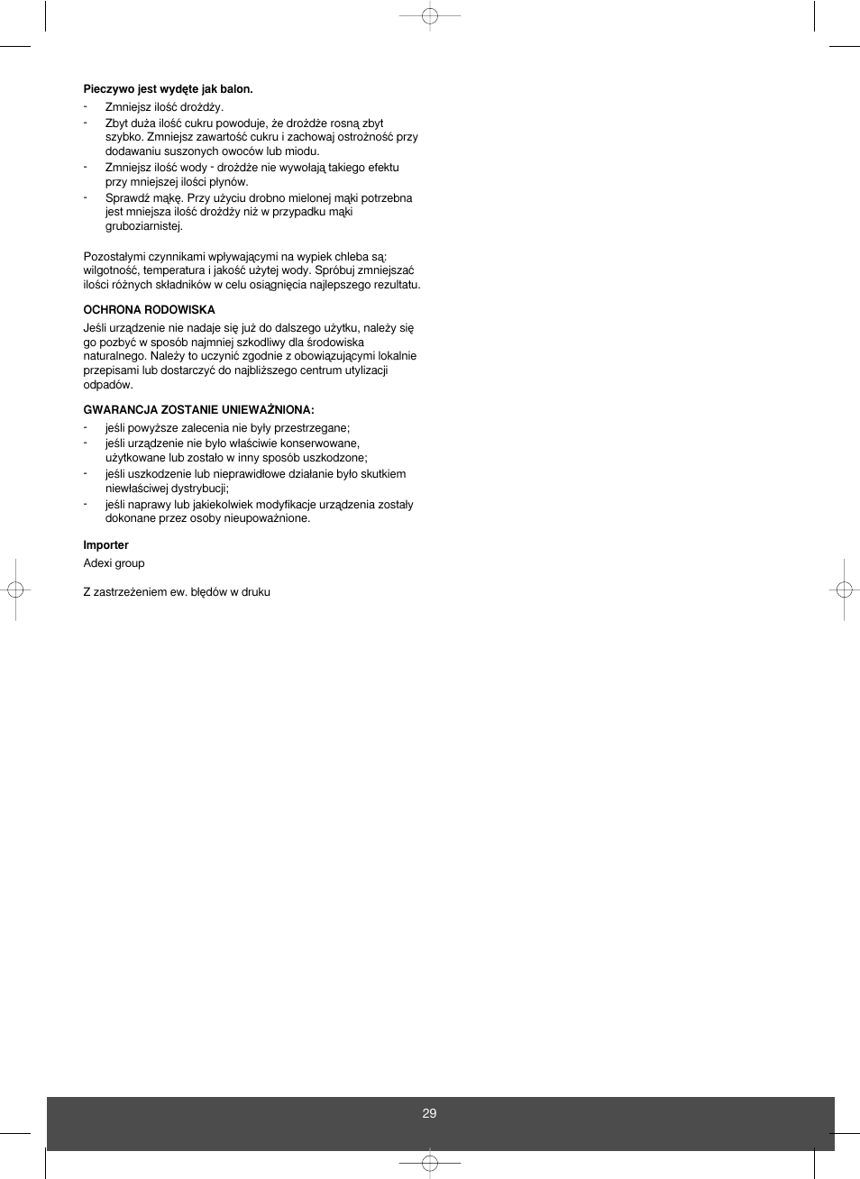 Melissa 643-032 User Manual | Page 29 / 34