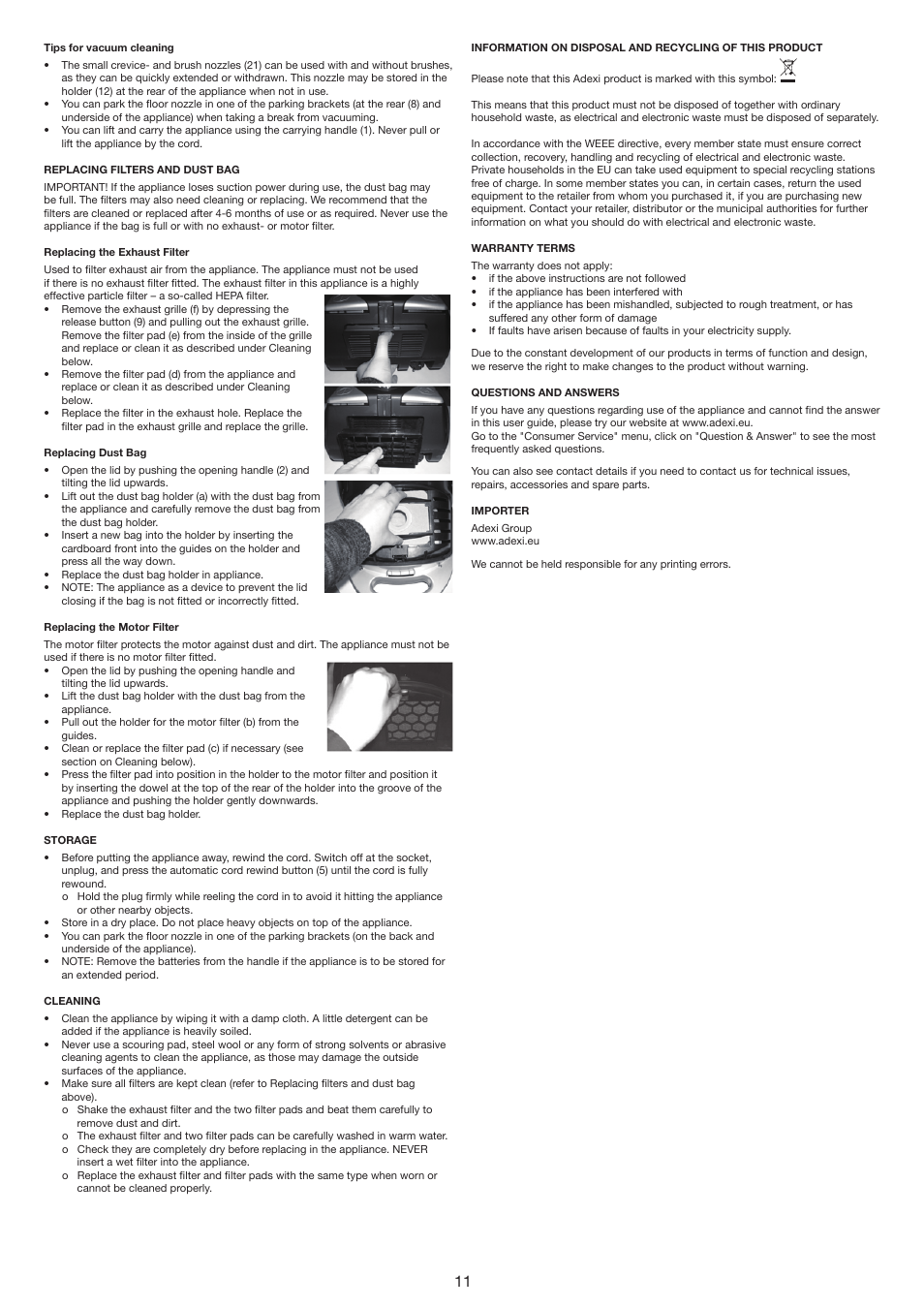 Melissa 240-015 User Manual | Page 11 / 16