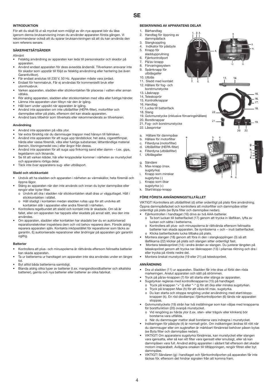 Melissa 240-015 User Manual | Page 4 / 16