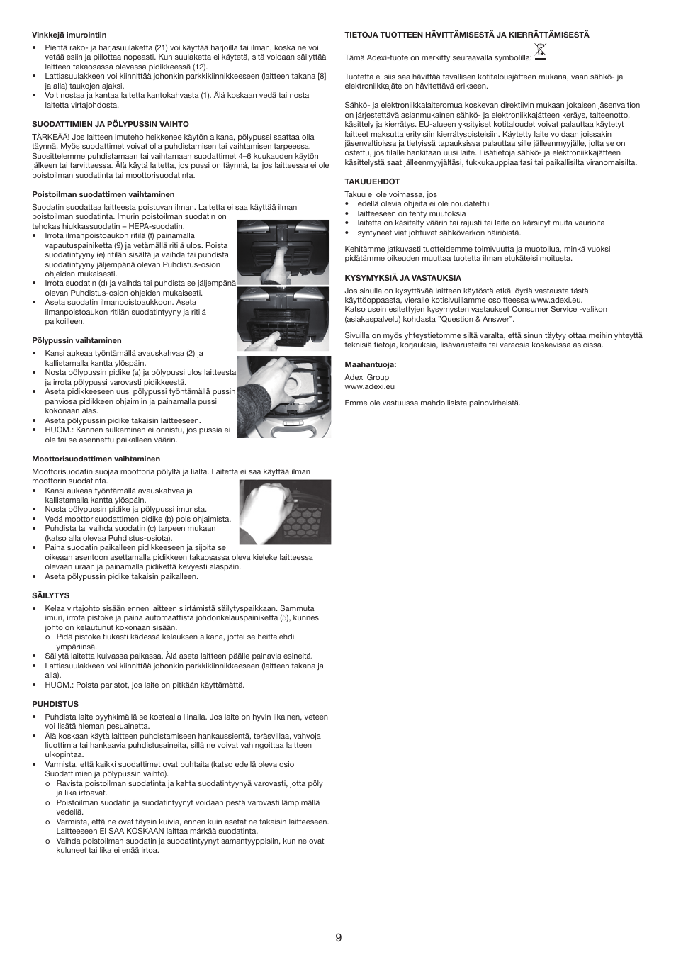 Melissa 240-015 User Manual | Page 9 / 16