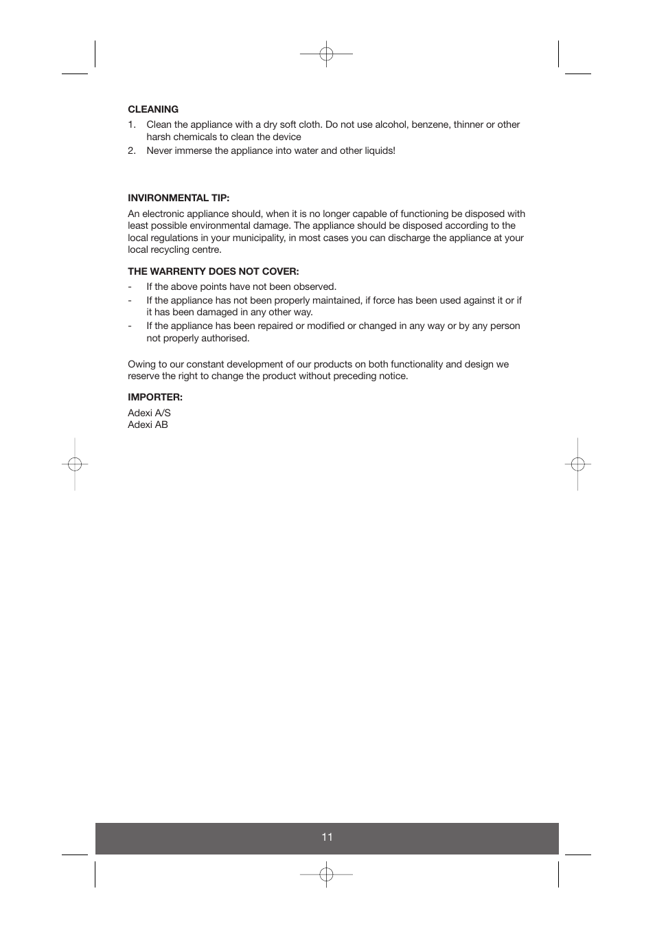 Melissa 631-028 User Manual | Page 11 / 18