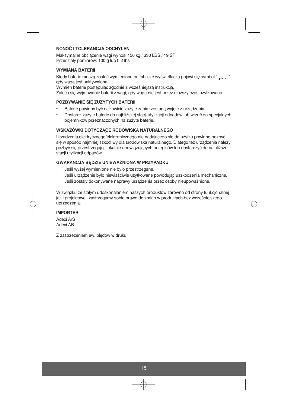 Melissa 631-028 User Manual | Page 15 / 18