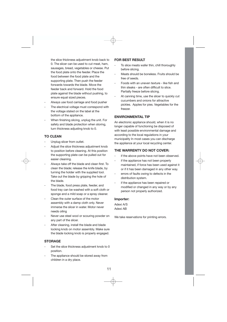 Melissa 246-006 User Manual | Page 11 / 20