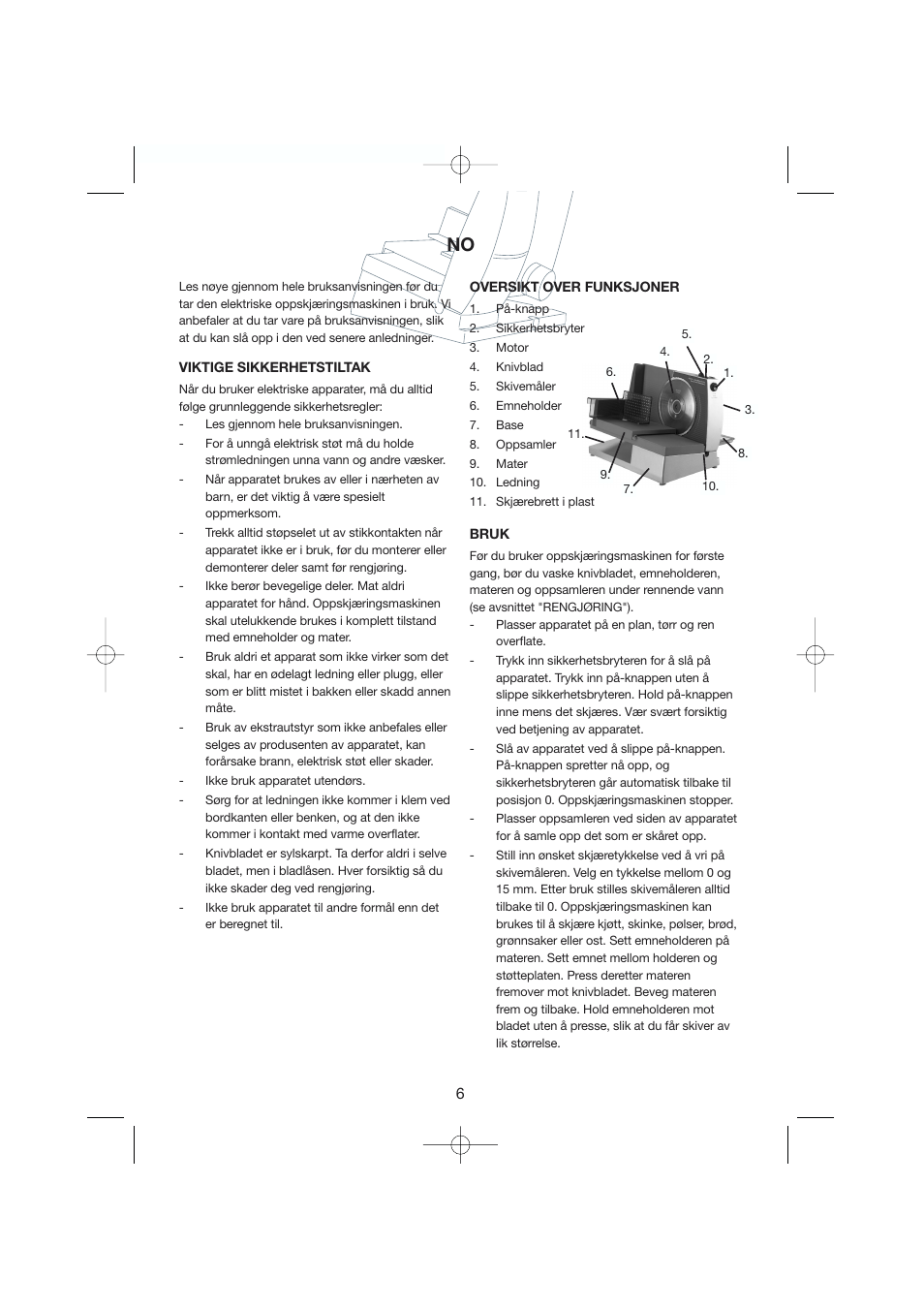 Melissa 246-006 User Manual | Page 6 / 20