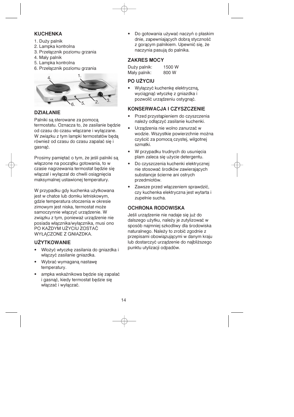 Melissa Double Cooking Plate 750-027 User Manual | Page 14 / 15