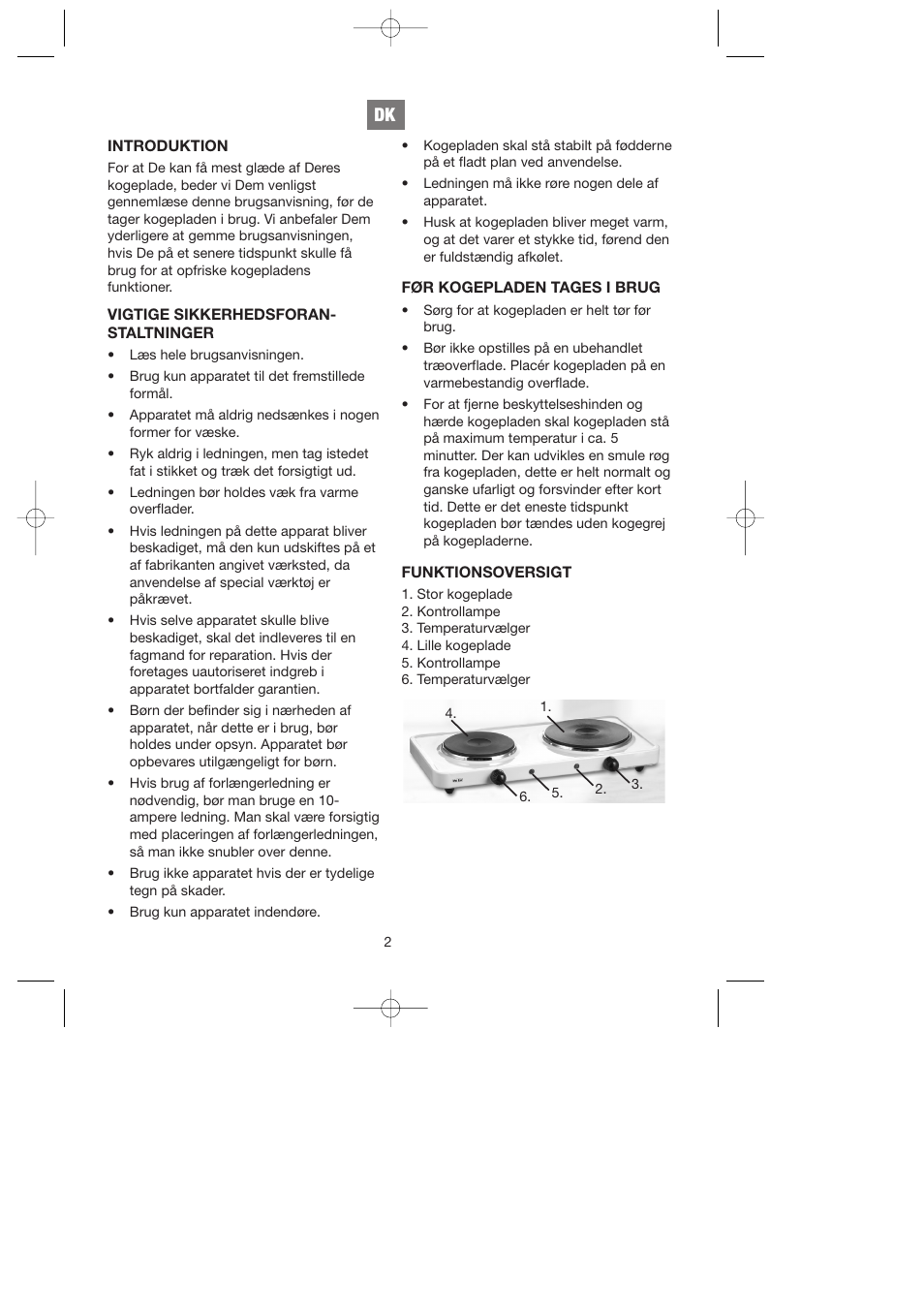 Melissa Double Cooking Plate 750-027 User Manual | Page 2 / 15