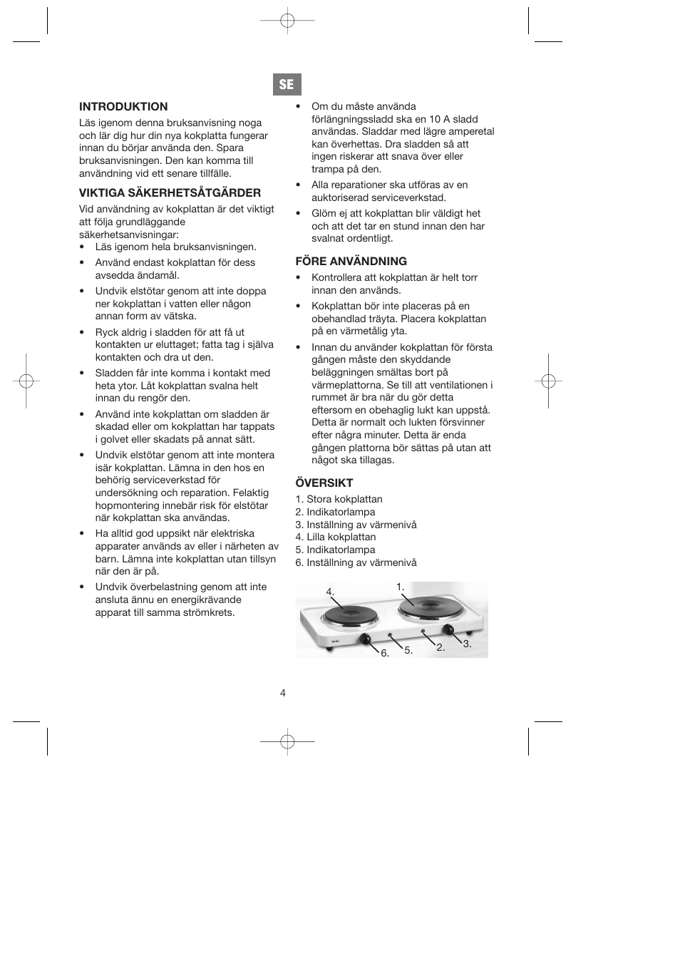 Melissa Double Cooking Plate 750-027 User Manual | Page 4 / 15
