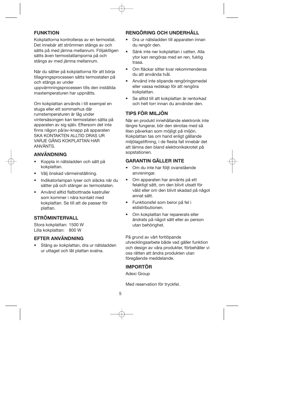 Melissa Double Cooking Plate 750-027 User Manual | Page 5 / 15