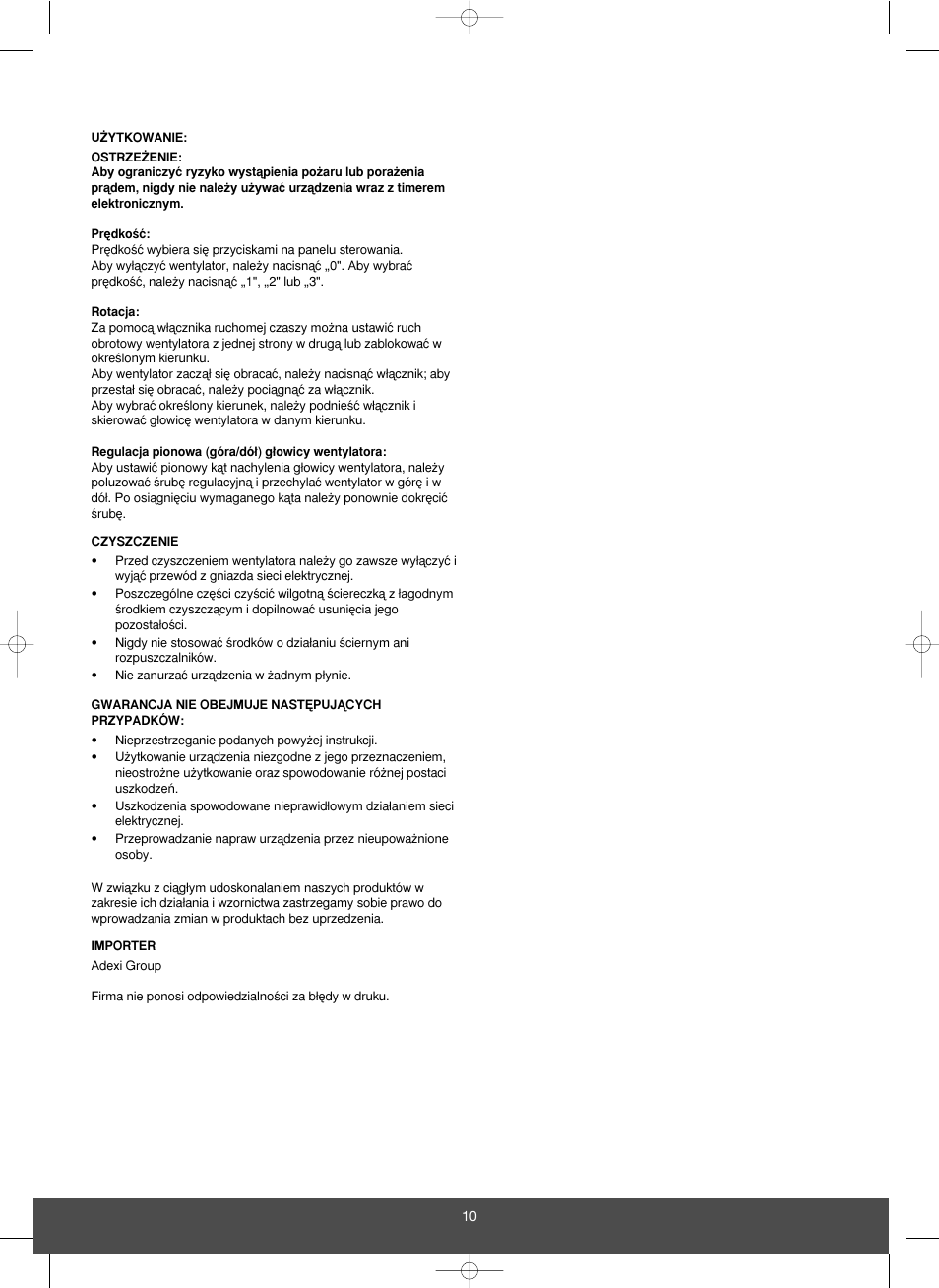 Melissa 671-106 User Manual | Page 10 / 13