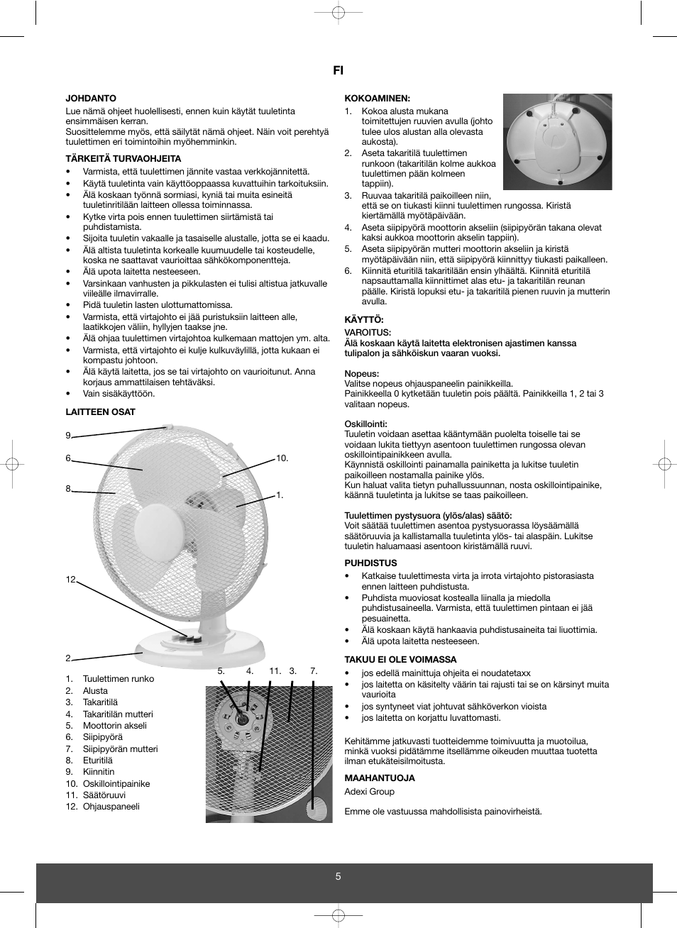 Melissa 671-106 User Manual | Page 5 / 13