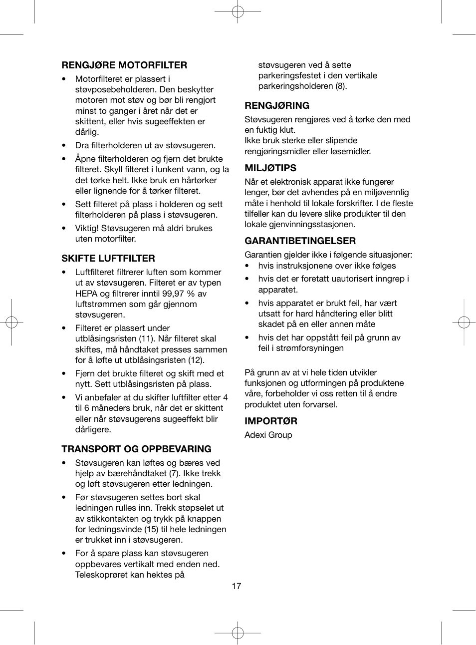 Melissa 640-062 User Manual | Page 17 / 37