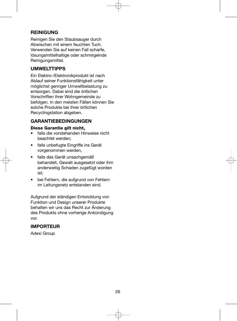 Melissa 640-062 User Manual | Page 26 / 37