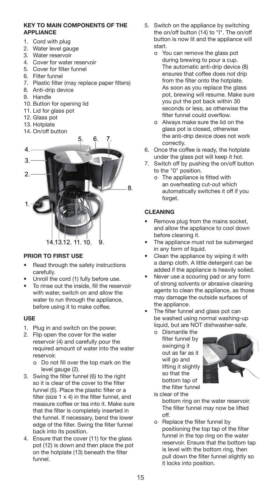 Melissa 645-104 User Manual | Page 15 / 24