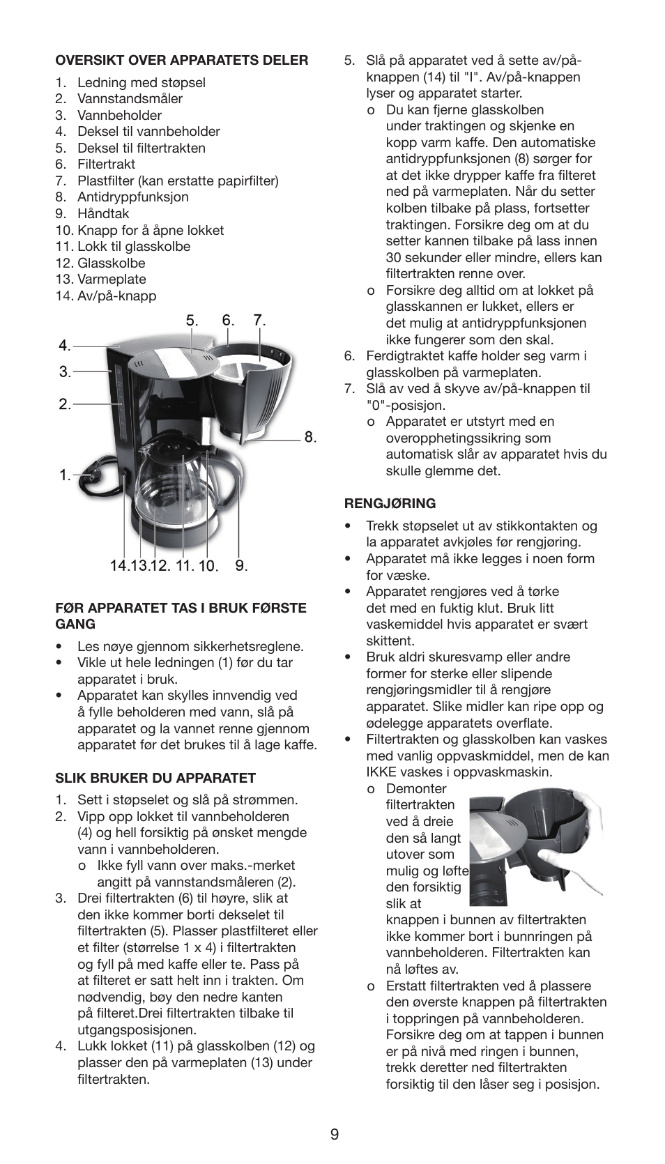 Melissa 645-104 User Manual | Page 9 / 24