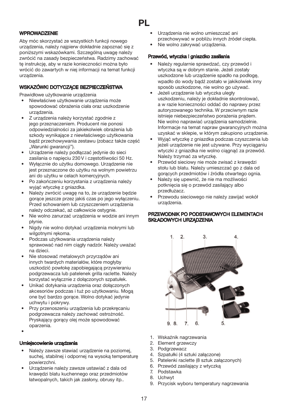 Melissa Raclettegrill 243-045 User Manual | Page 17 / 19