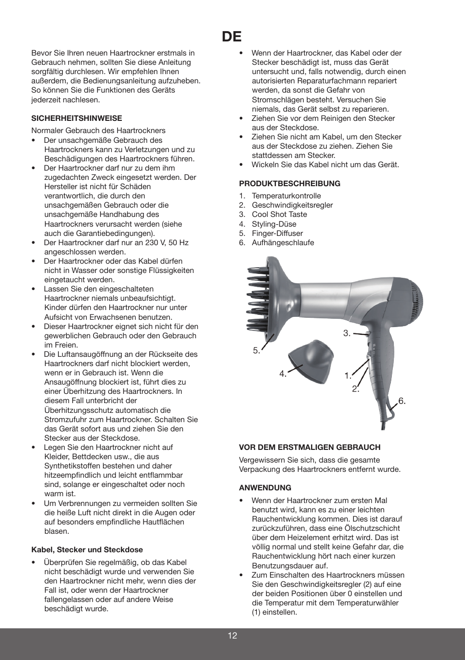 Melissa 635-102 User Manual | Page 12 / 18