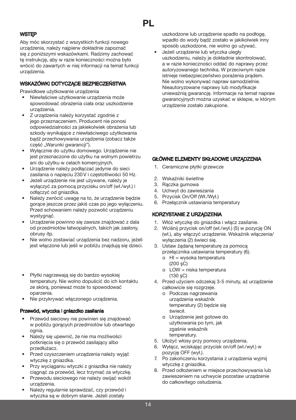 Melissa 635-102 User Manual | Page 14 / 18