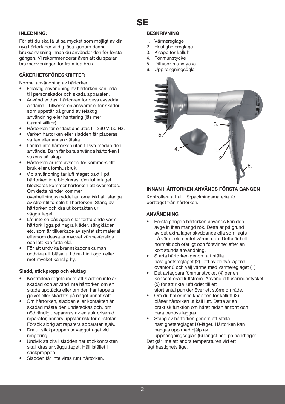 Melissa 635-102 User Manual | Page 2 / 18