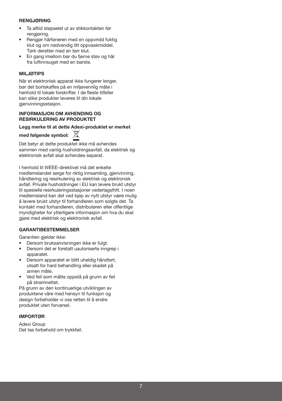 Melissa 635-102 User Manual | Page 7 / 18