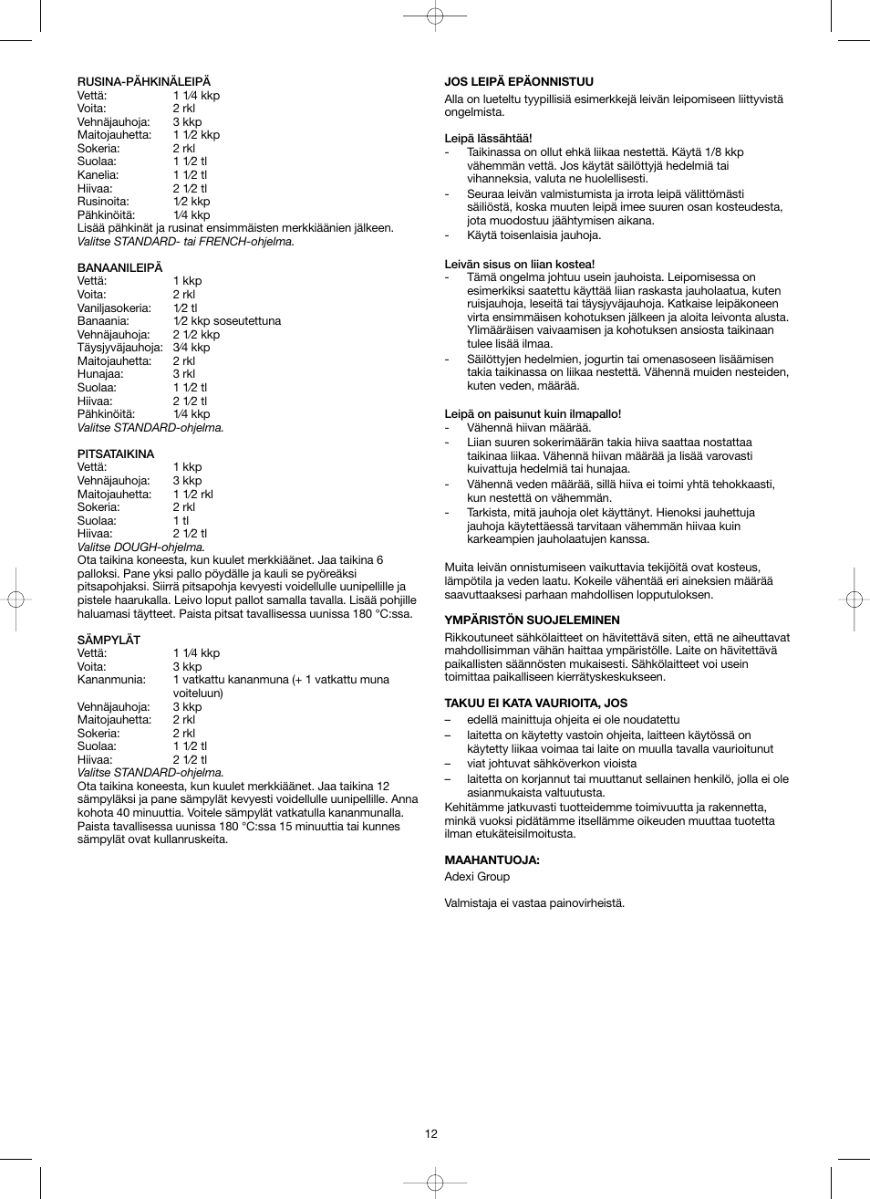 Melissa 743-066 User Manual | Page 12 / 25