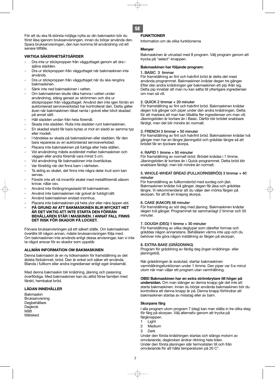 Melissa 743-066 User Manual | Page 7 / 25