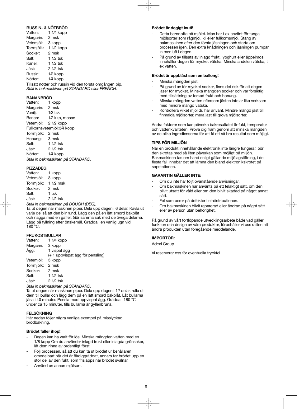 Melissa 743-066 User Manual | Page 9 / 25