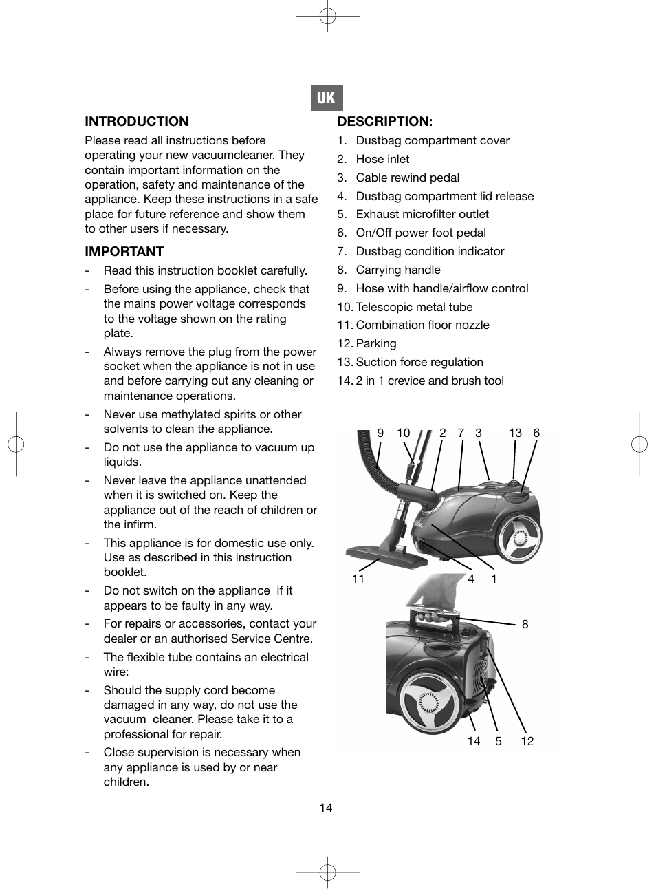 Melissa 240-001 User Manual | Page 14 / 24