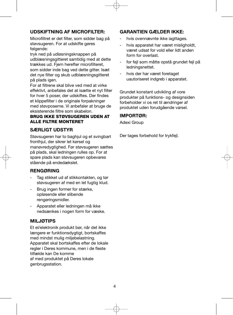 Melissa 240-001 User Manual | Page 4 / 24