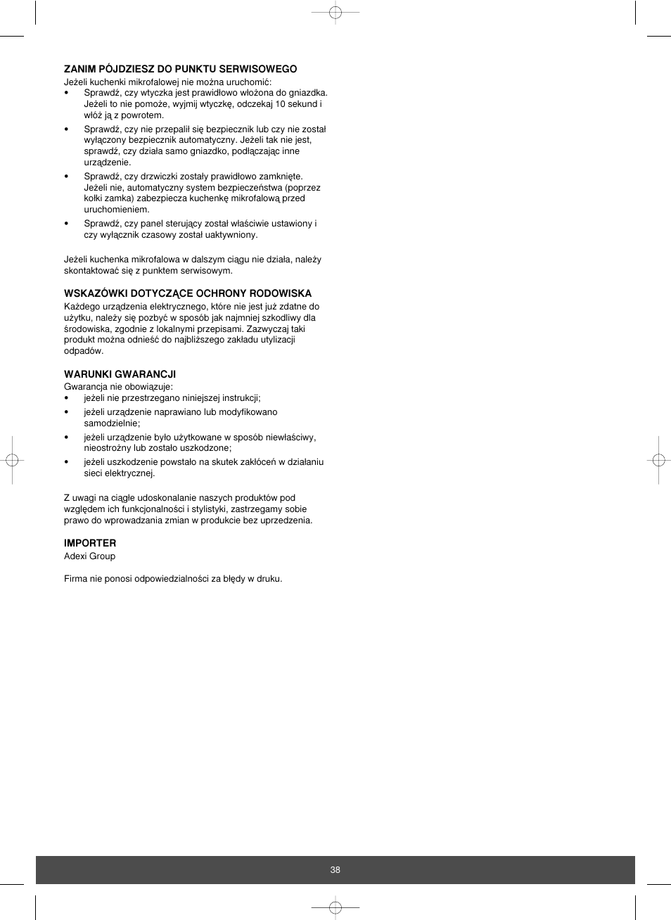 Melissa 653-082 User Manual | Page 38 / 45