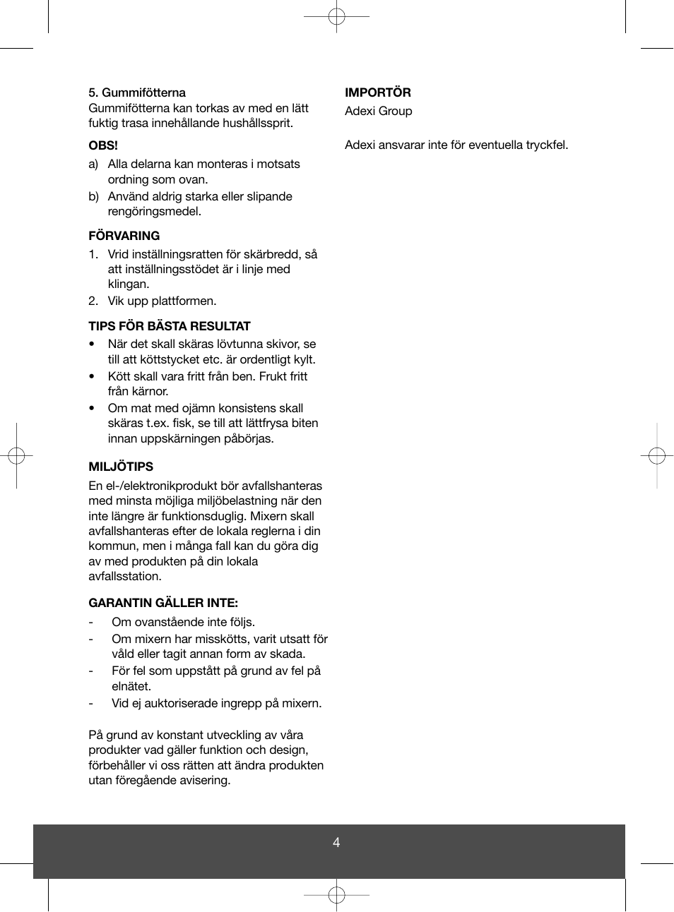 Melissa 646-040 User Manual | Page 4 / 34