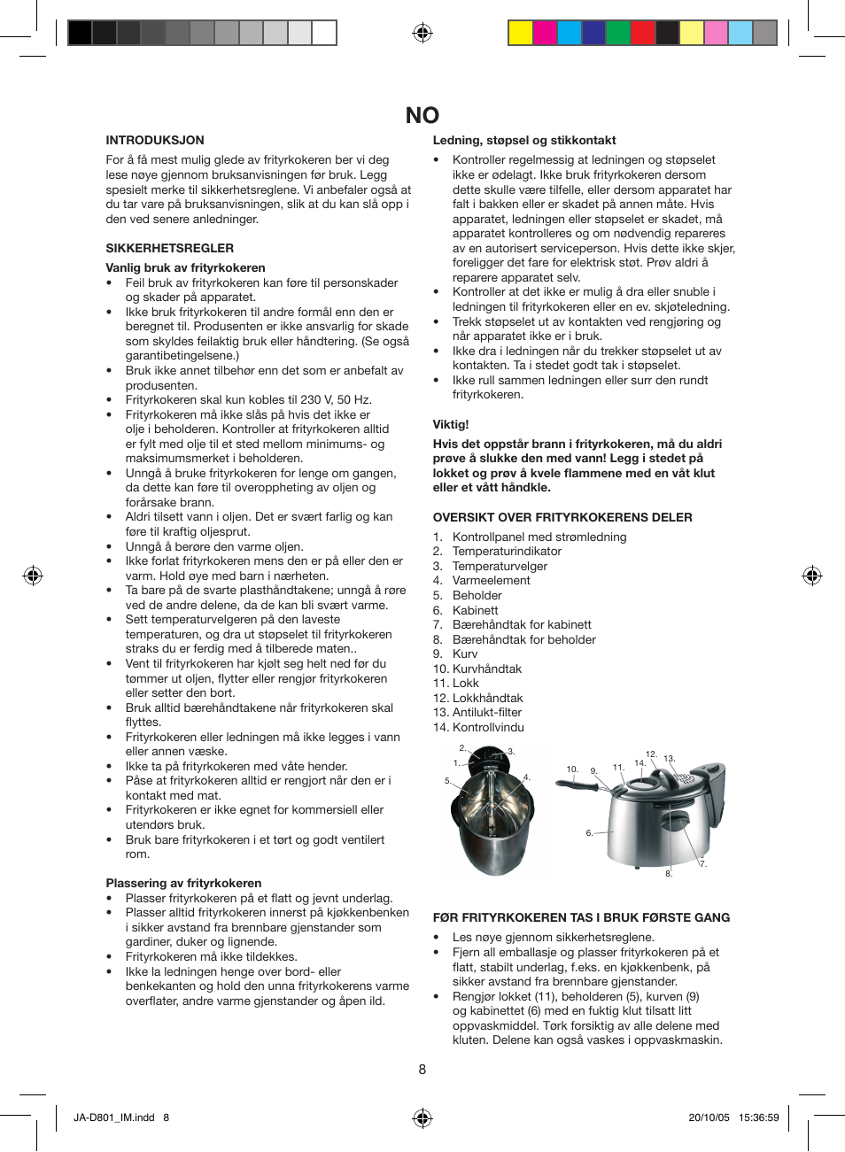 Melissa 243-019 User Manual | Page 8 / 26