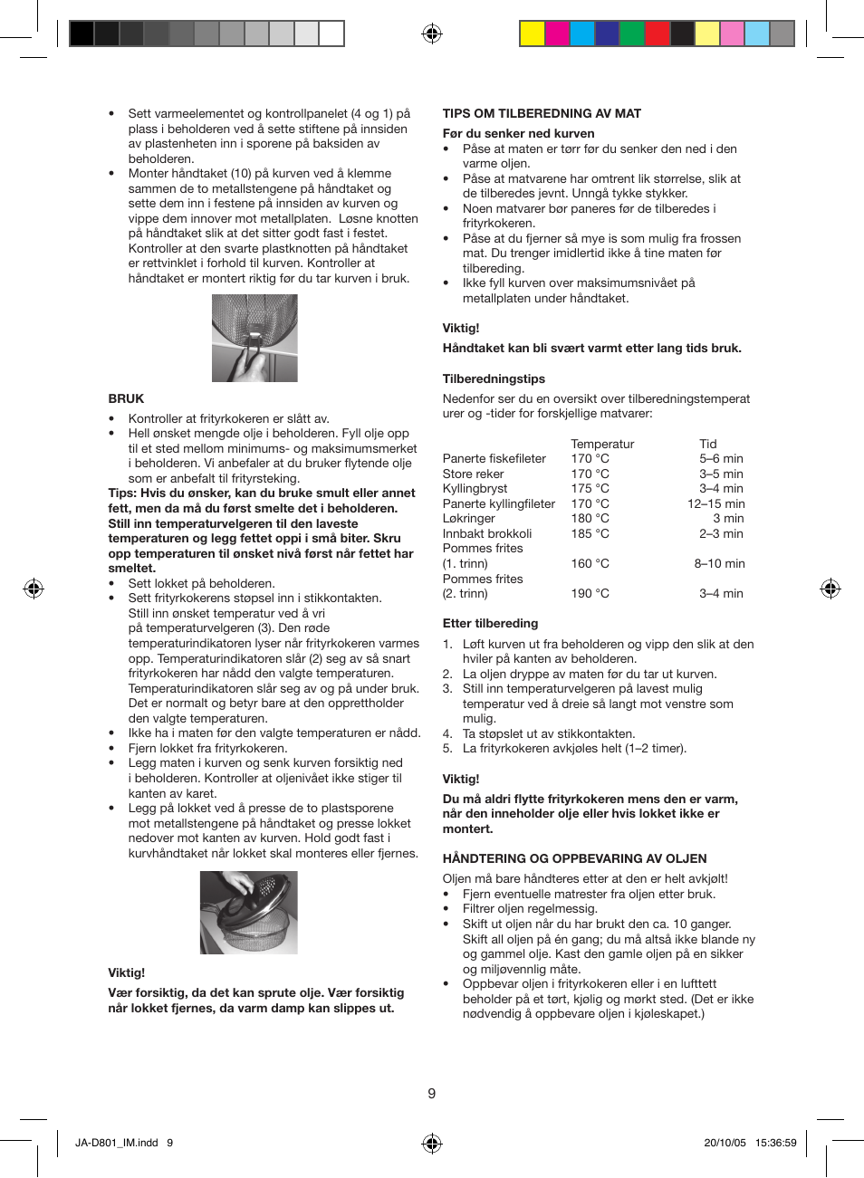 Melissa 243-019 User Manual | Page 9 / 26