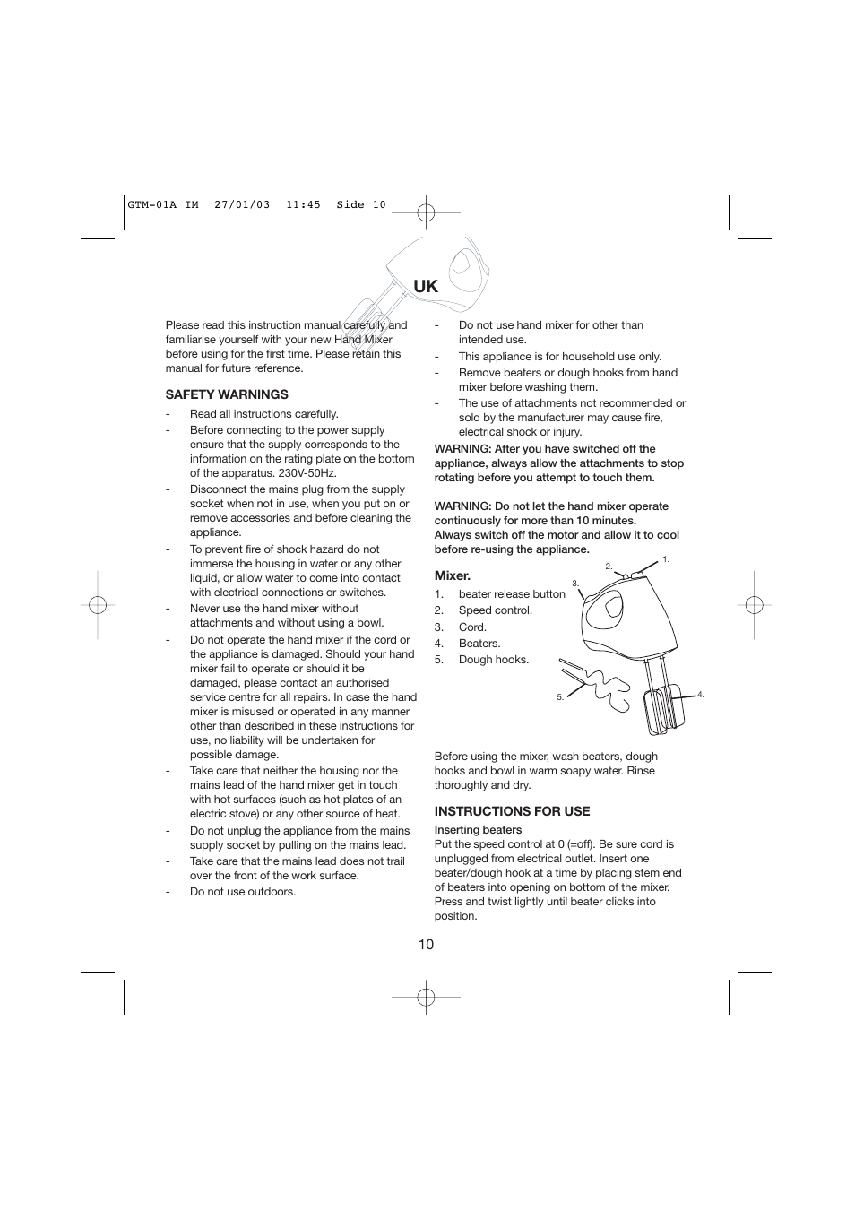 Melissa Chrome Series 246-003 User Manual | Page 10 / 20