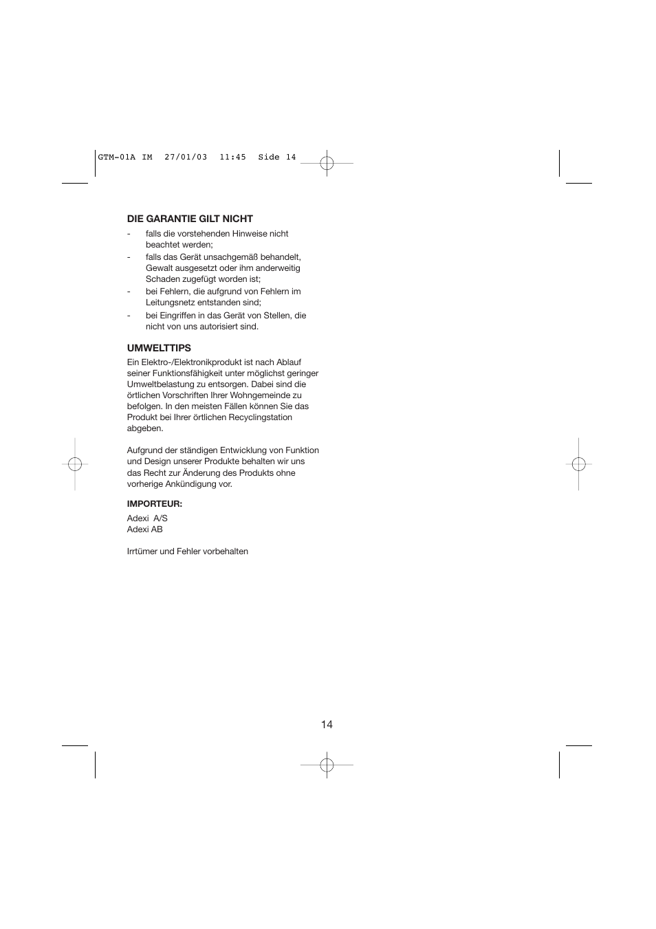 Melissa Chrome Series 246-003 User Manual | Page 14 / 20