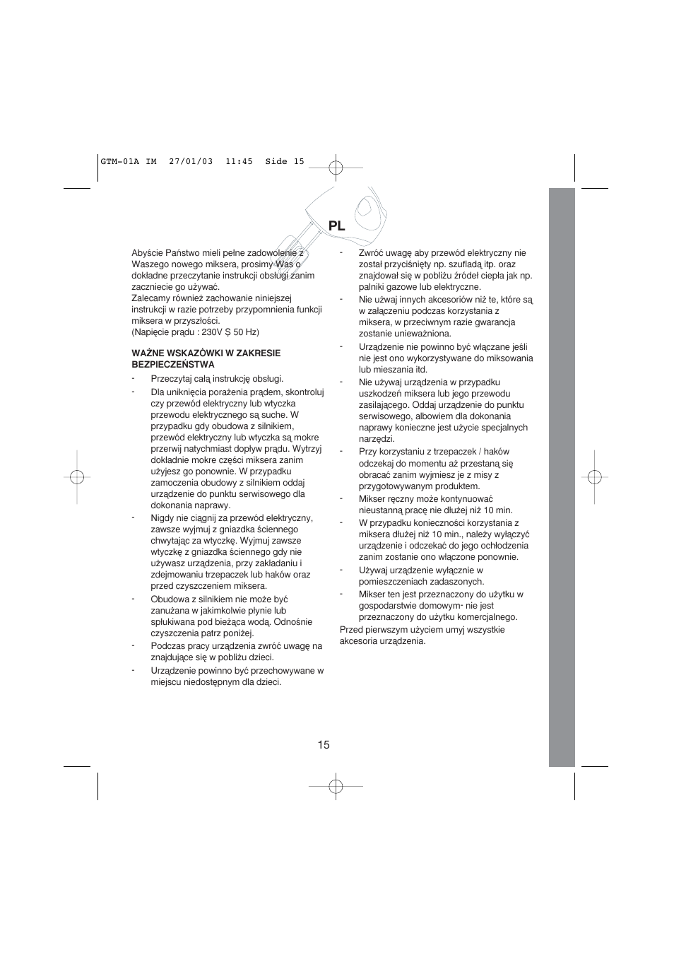 Melissa Chrome Series 246-003 User Manual | Page 15 / 20