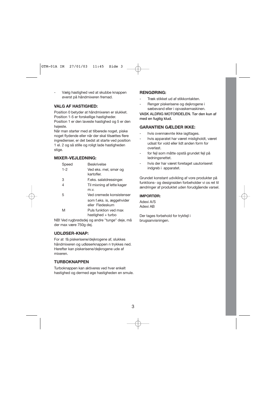 Melissa Chrome Series 246-003 User Manual | Page 3 / 20