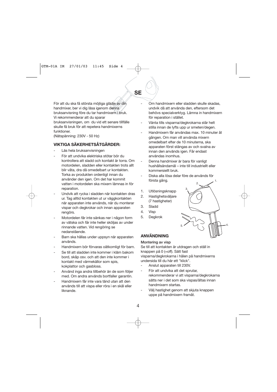 Melissa Chrome Series 246-003 User Manual | Page 4 / 20