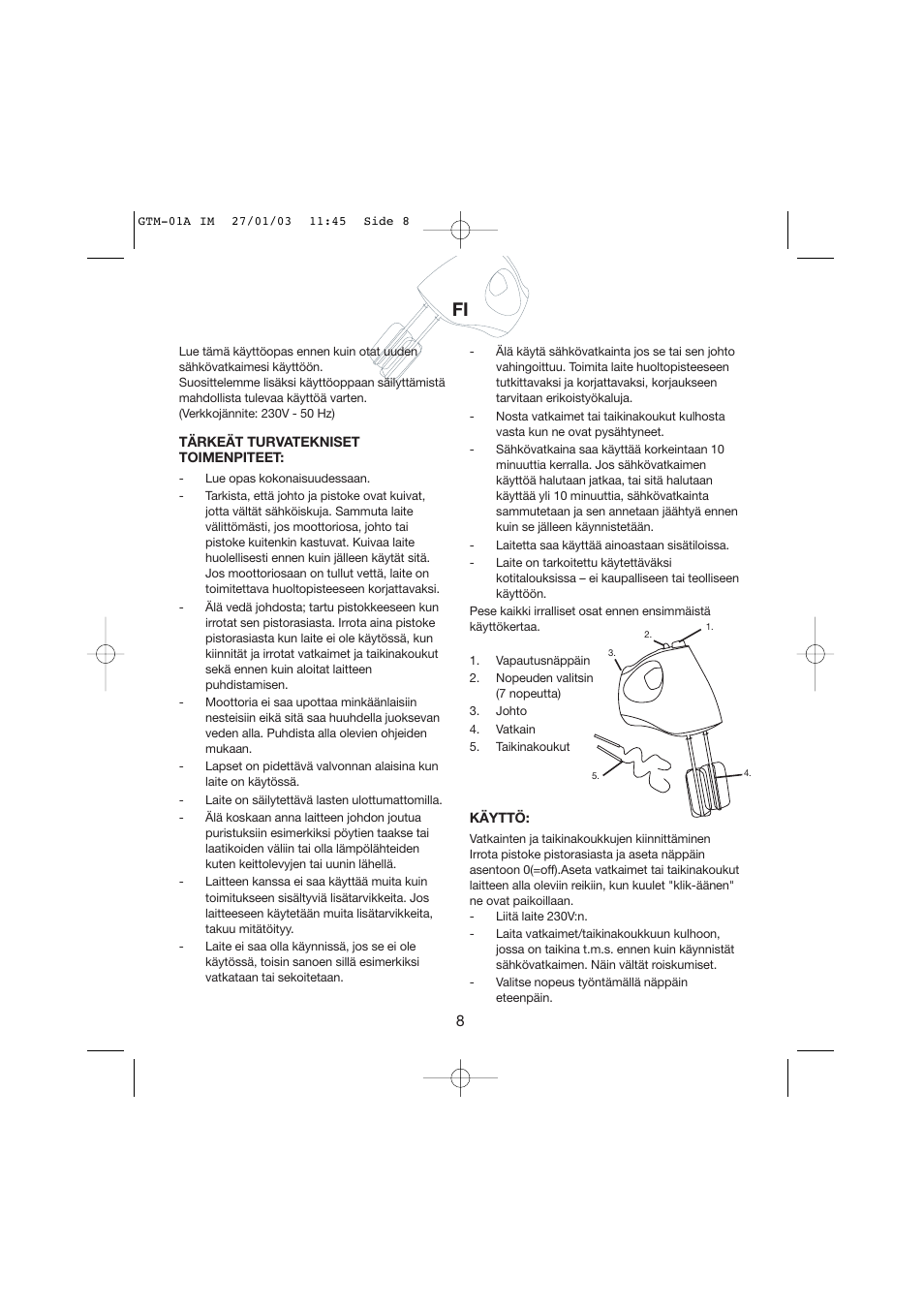 Melissa Chrome Series 246-003 User Manual | Page 8 / 20