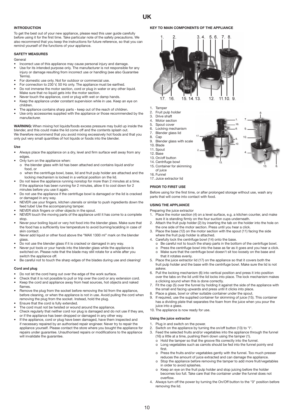 Melissa 644-007 User Manual | Page 10 / 16