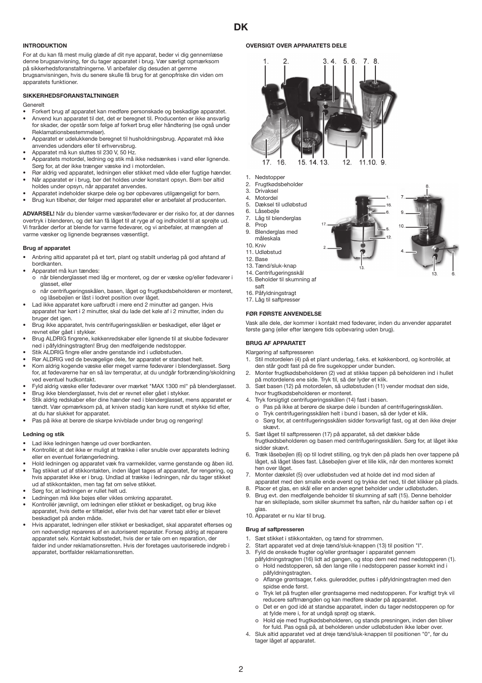 Melissa 644-007 User Manual | Page 2 / 16